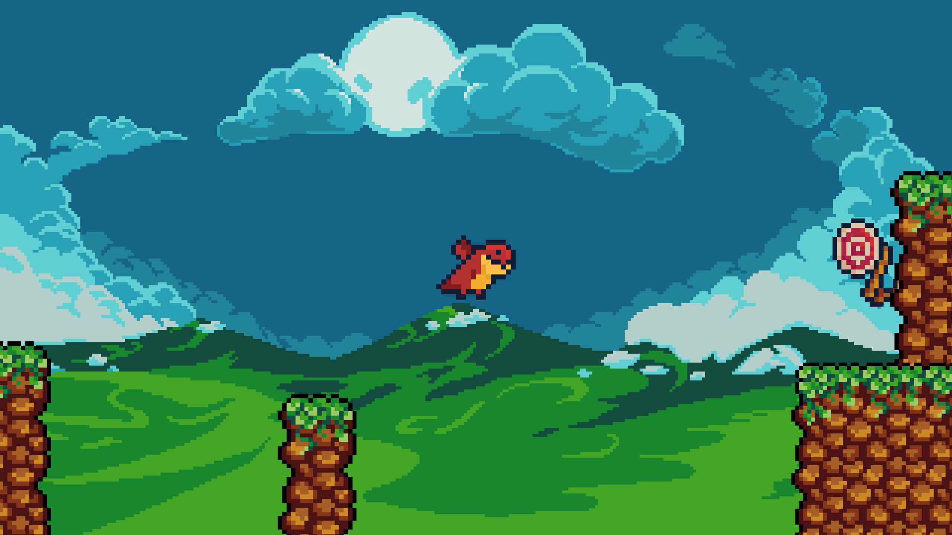 Scorchy Sky Trials 遊戲壯闊的天空背景