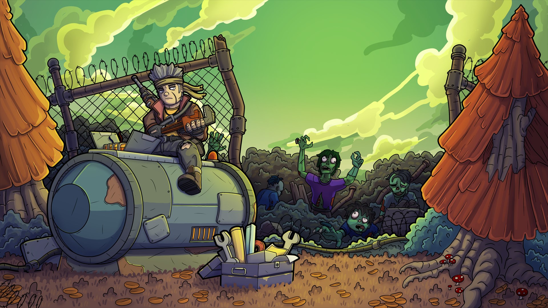 Gridz Keeper 遊戲主視覺圖