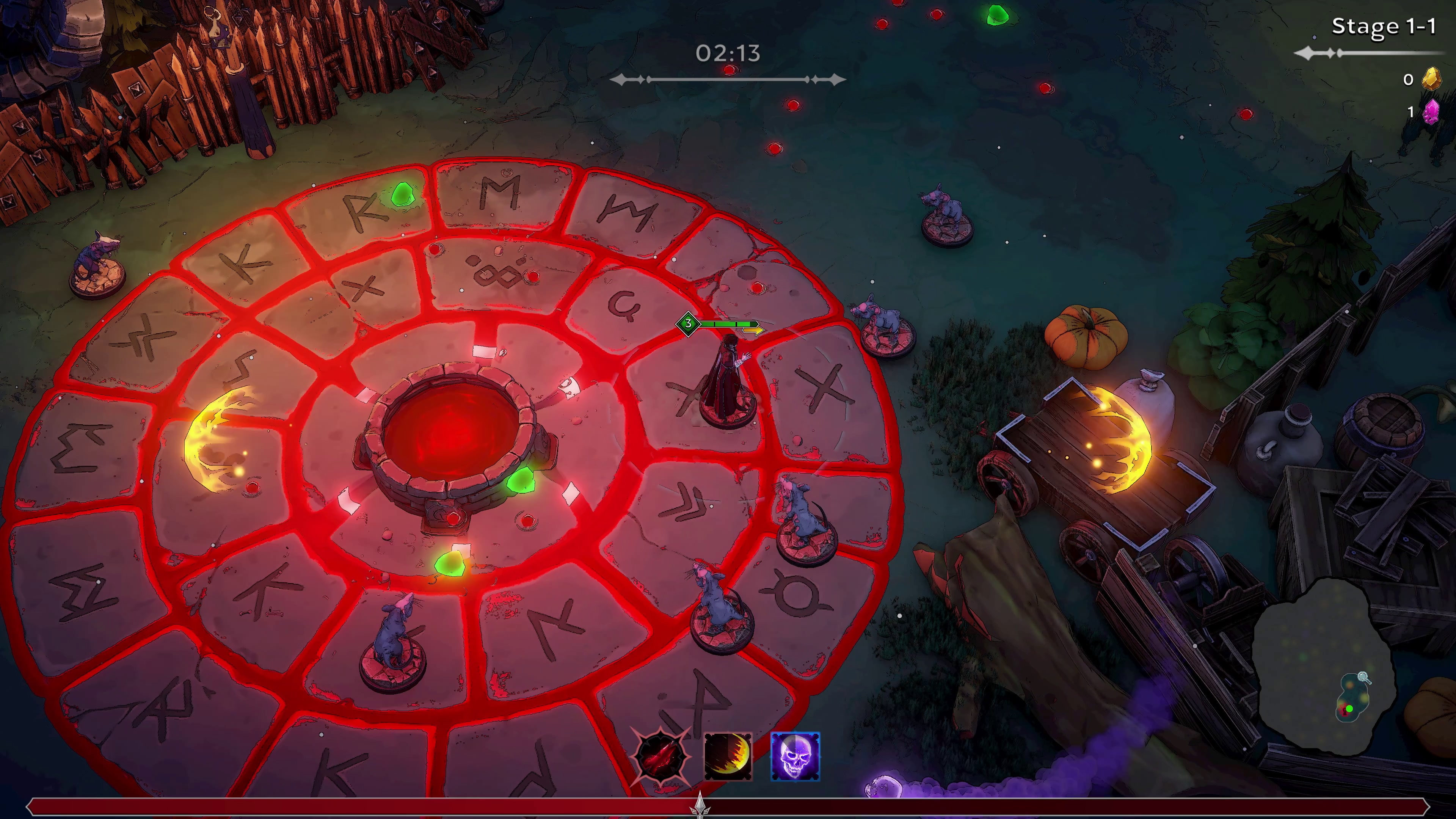 Night Swarm (夜群) 多樣化的技能特效