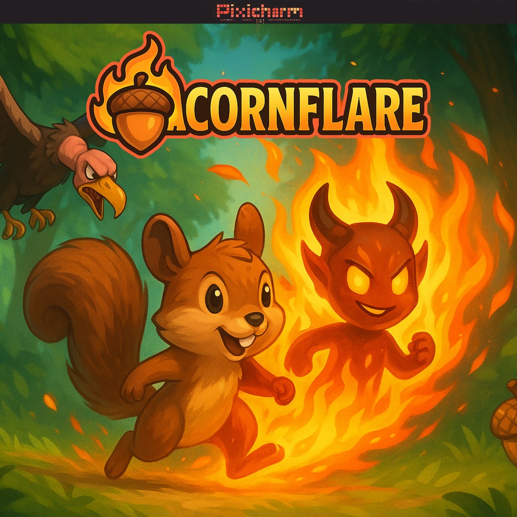 Pixicharm - Acornflare 遊戲主視覺圖