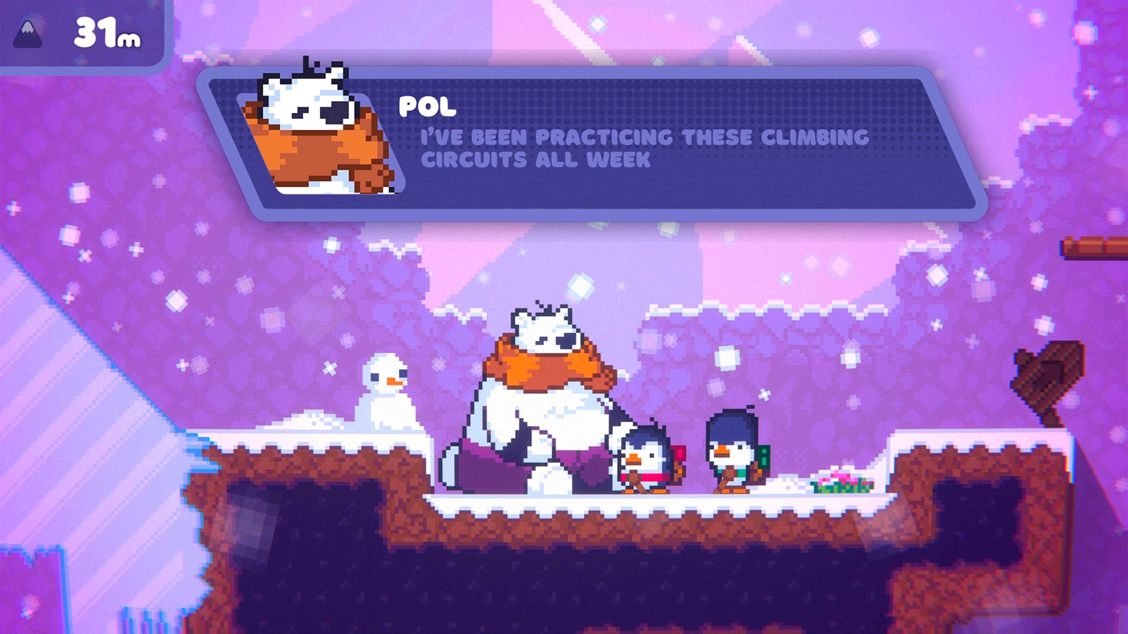 企鵝與各種機關互動