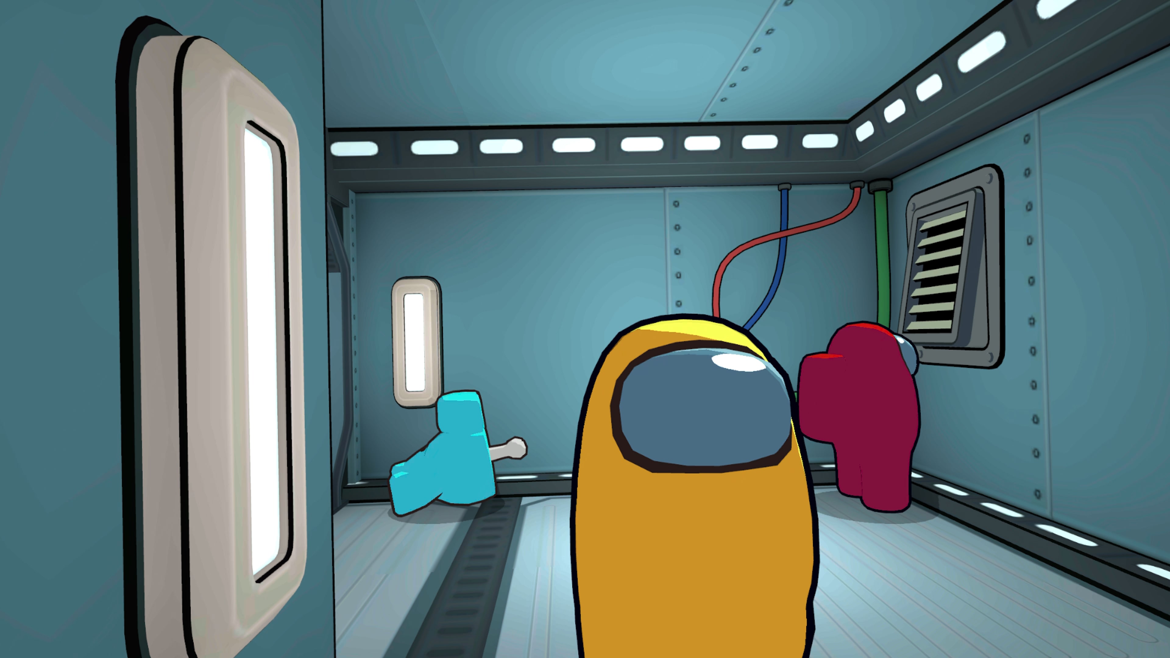 玩家透過肢體動作進行溝通