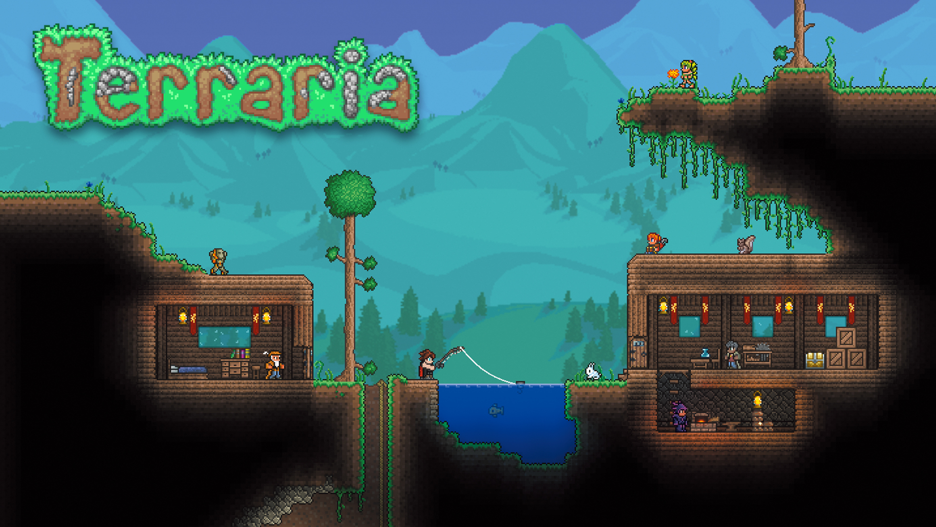 泰拉瑞亞(Terraria) 主視覺圖