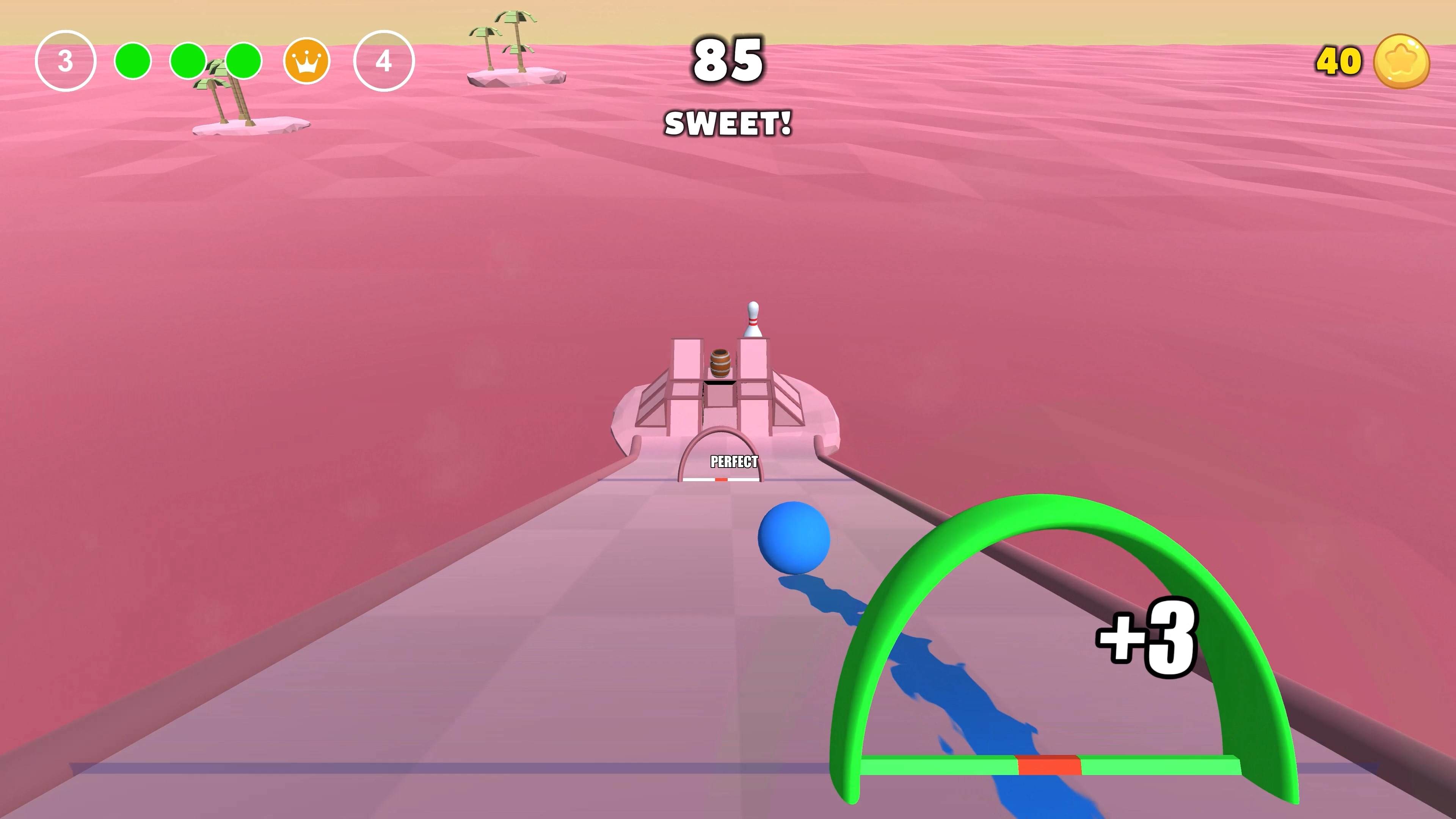 Paint Bowl 賽道障礙與得分門