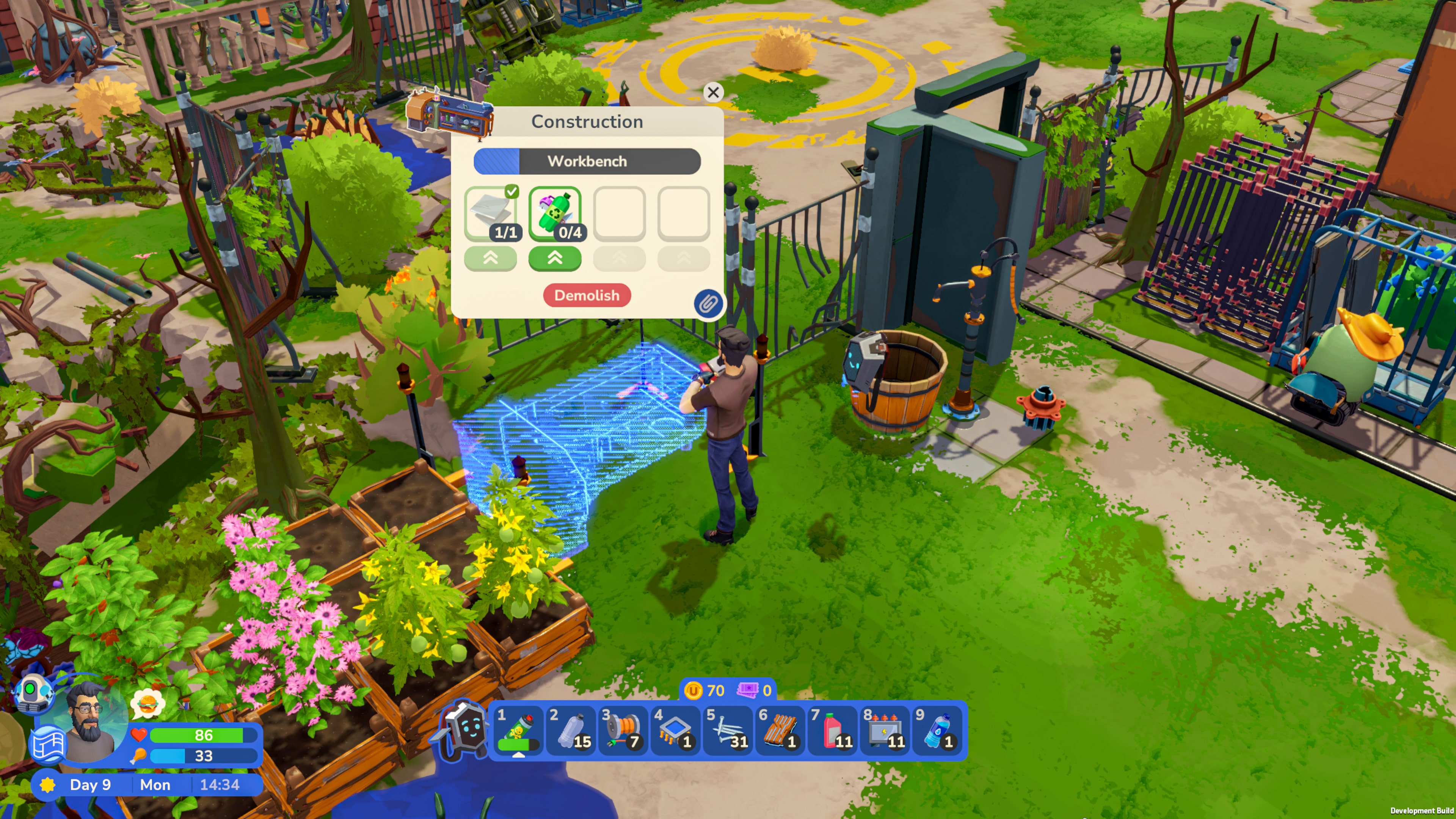 美麗的頂樓夜景