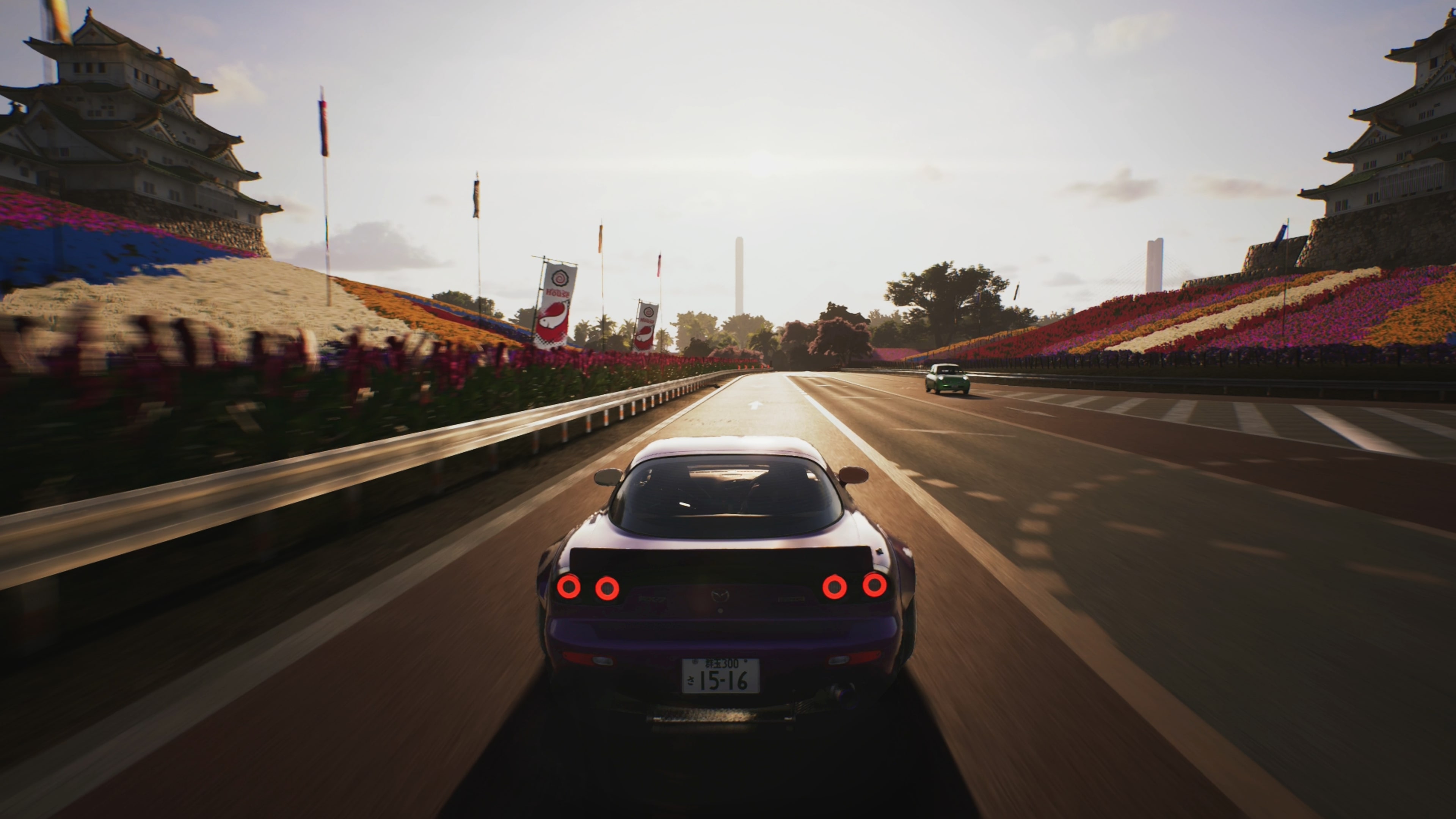 經典日系跑車在群玉縣奔馳