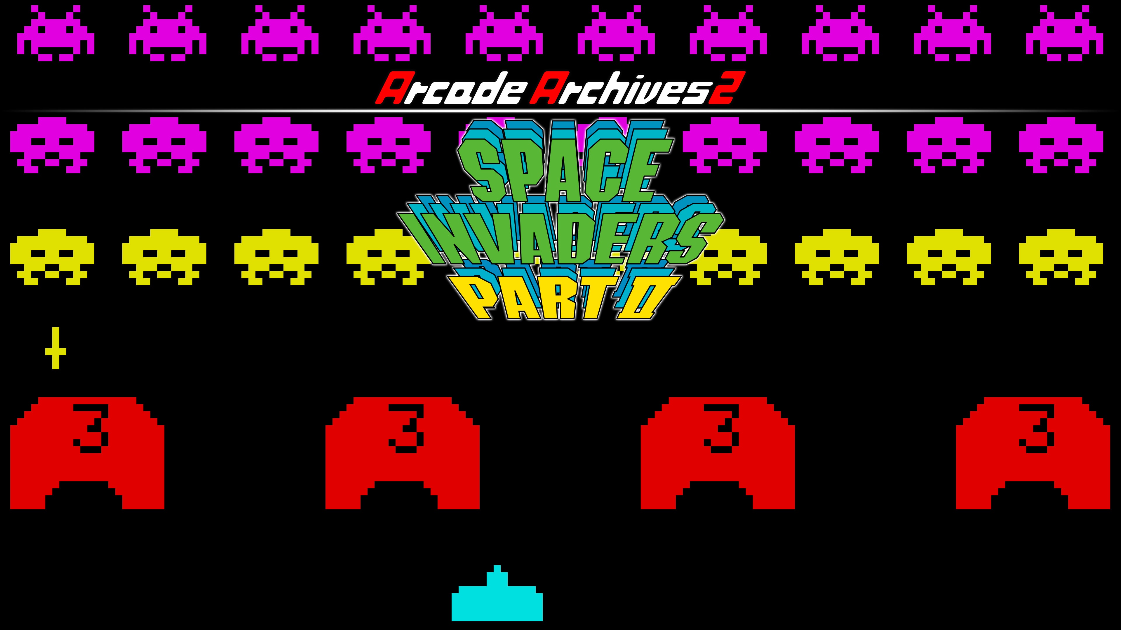 Arcade Archives 2 SPACE INVADERS PART II 遊戲封面