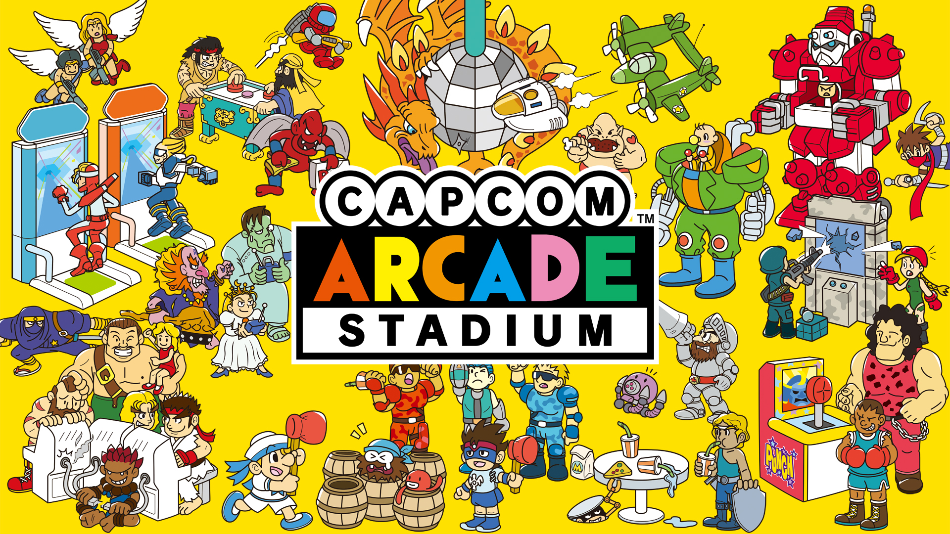 Capcom Arcade Stadium 主視覺圖