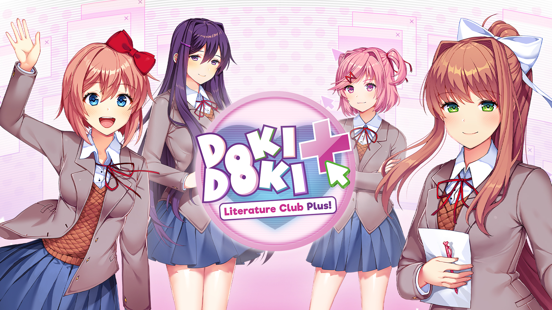 DOKI DOKI LITERATURE CLUB PLUS! 遊戲封面