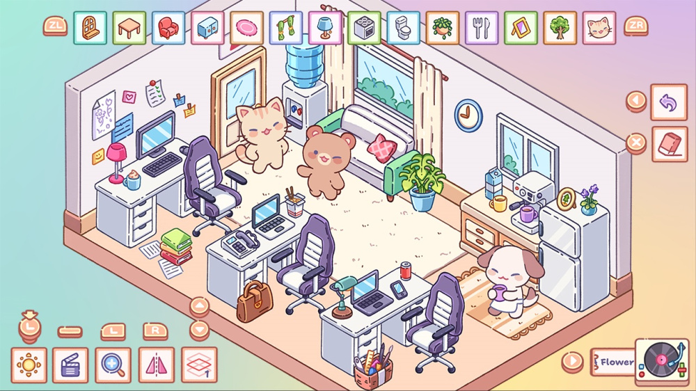 舒適的室內裝修展示