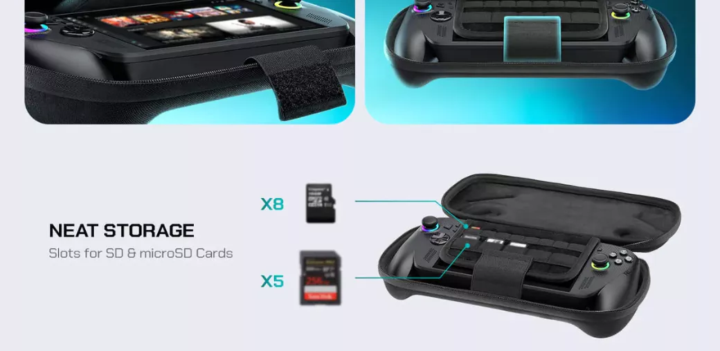 收納包變身支架功能