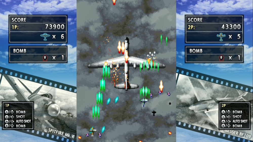 激烈的空戰場景