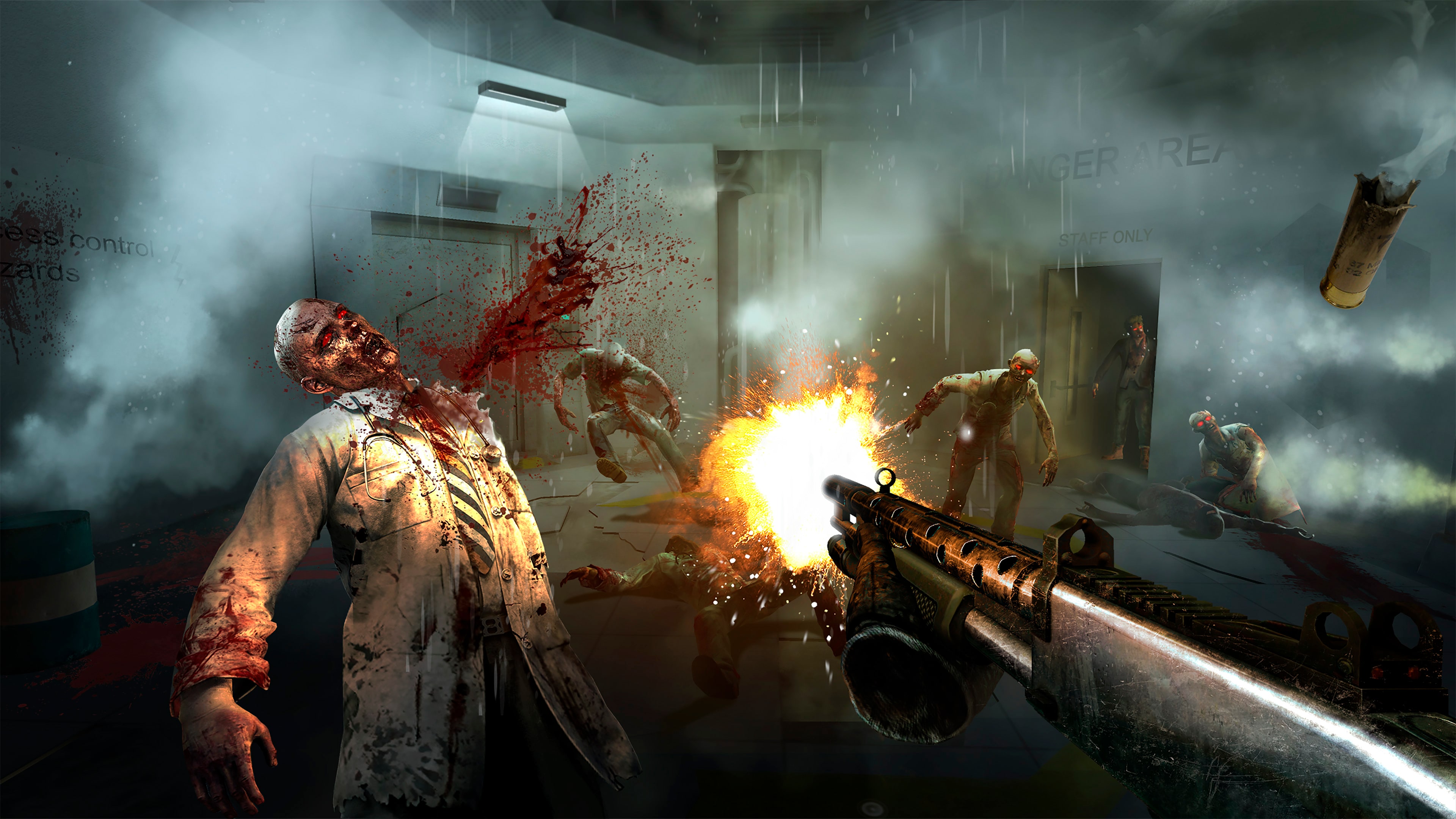 遊戲中的激烈戰鬥場景