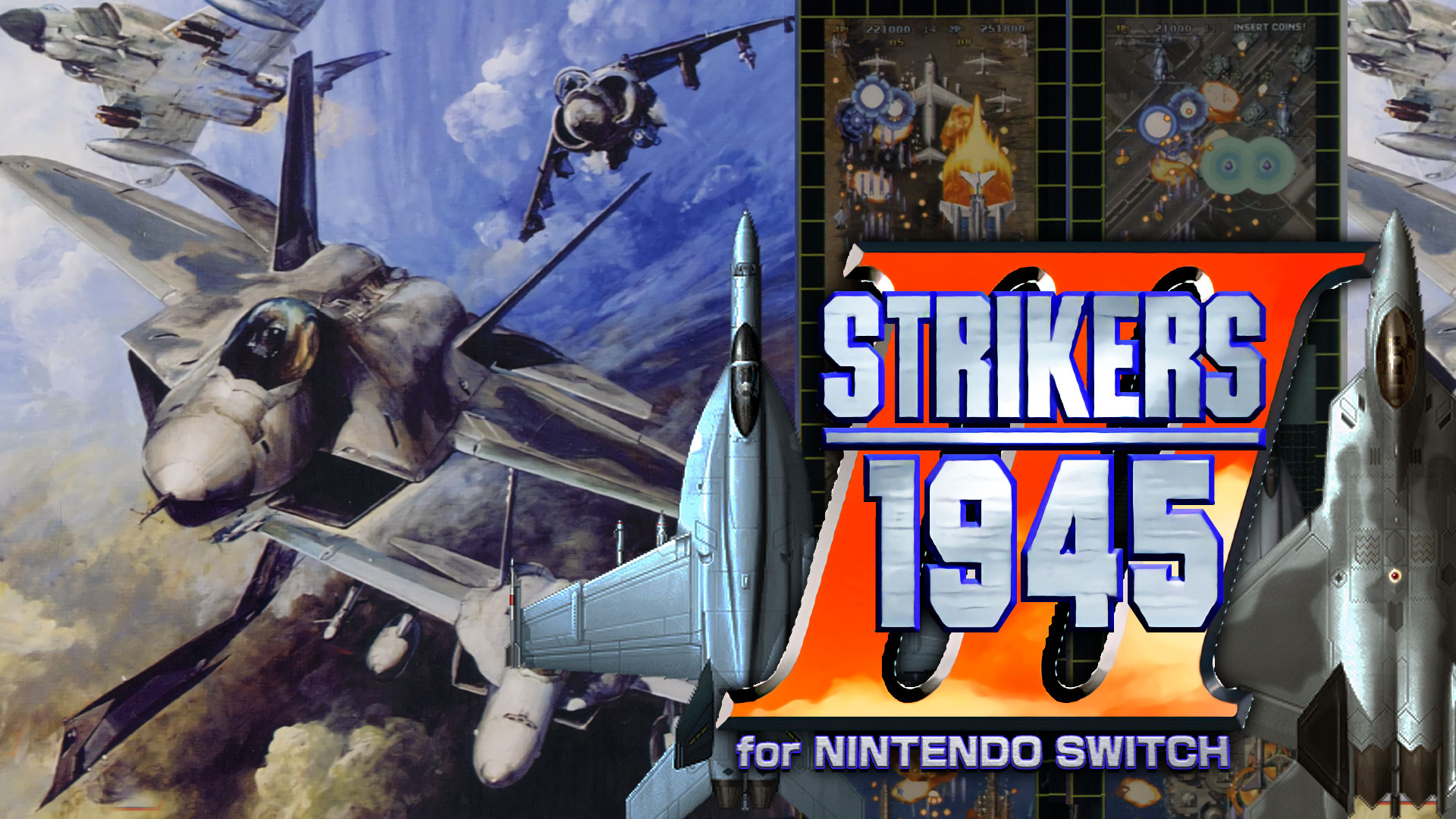 STRIKERS 1945 III FOR NINTENDO SWITCH 主視覺圖