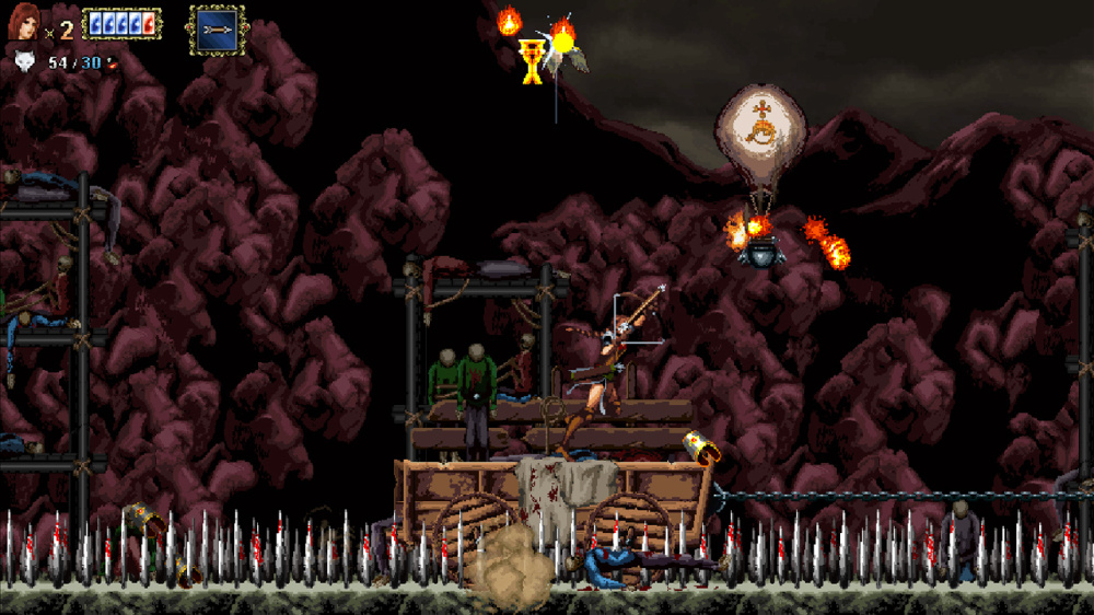 經典的橫向捲軸關卡