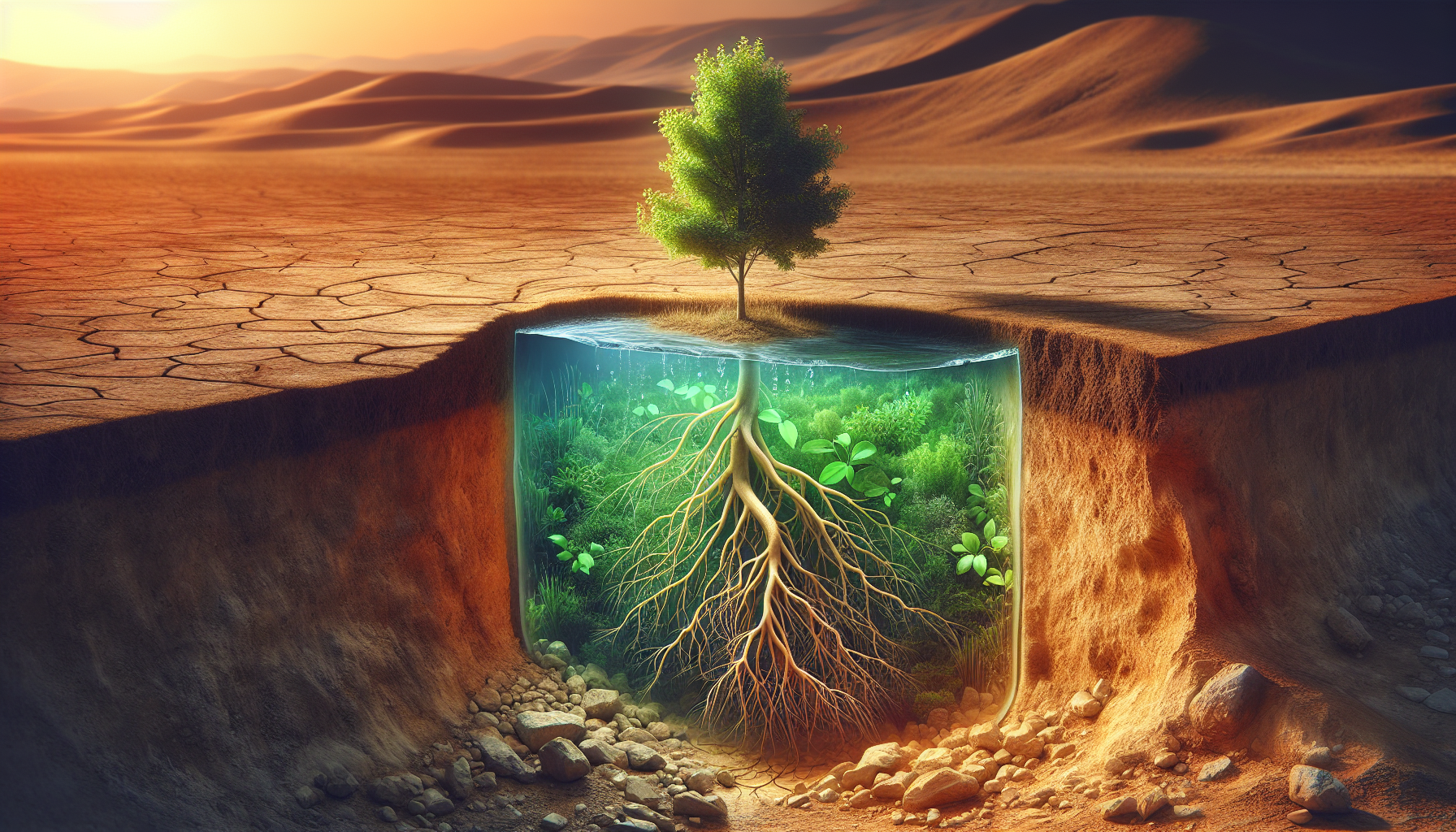 龜甲龍盆栽外觀,呈現龜裂塊根與纖細藤蔓的典型形象