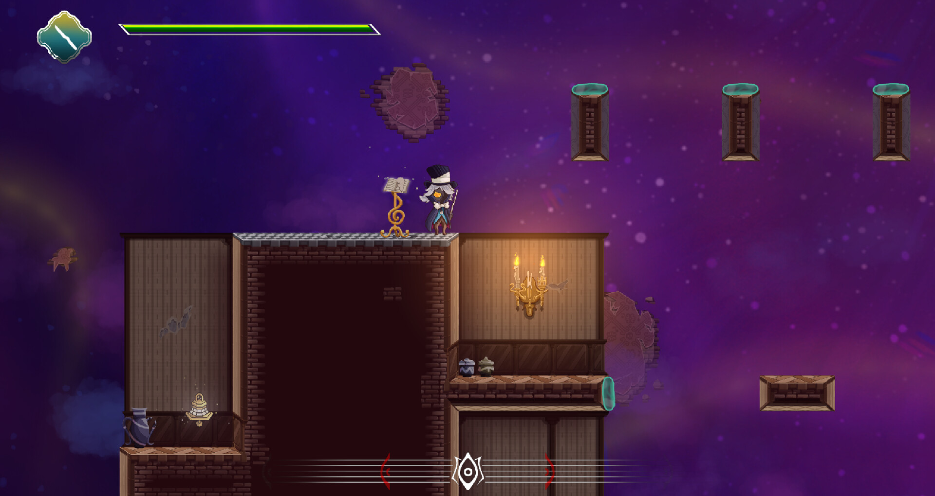 【必玩獨立遊戲】法國學生團隊驚豔之作！《怪獸大師》節奏動作冒險免費駕到 Steam，化身指揮家在鬧鬼豪宅奏響戰鬥樂章！