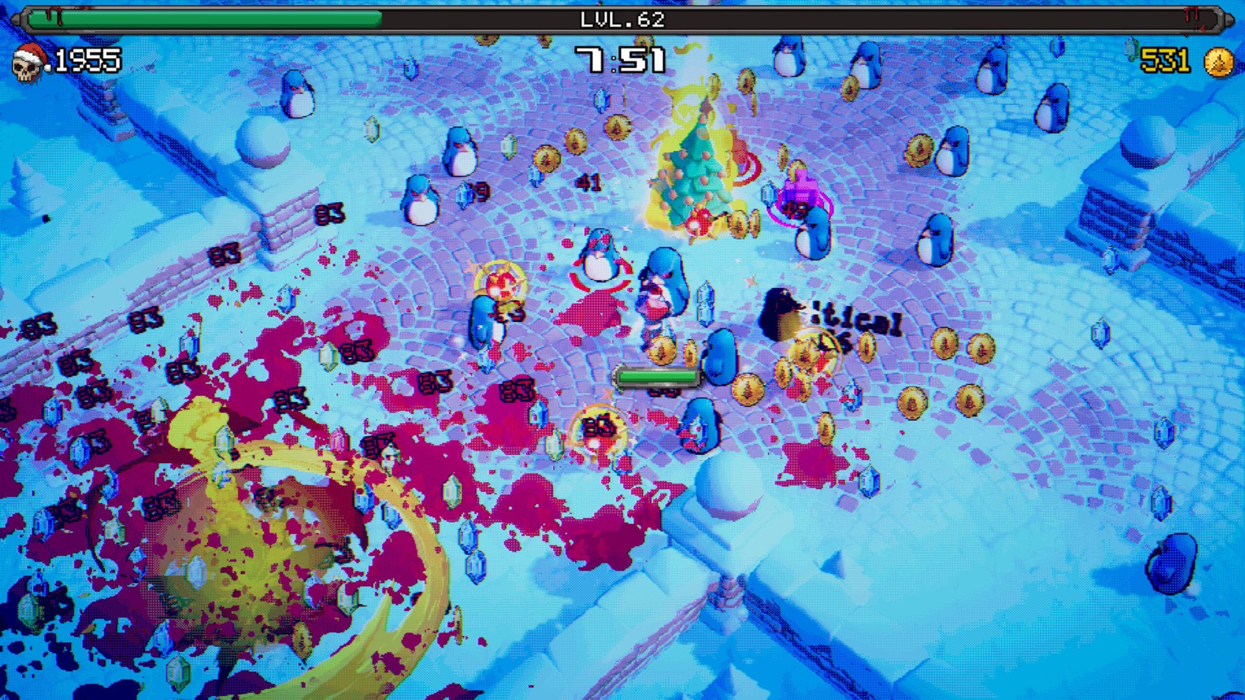 PS5 動作射擊《Xmas Survivors》殺時間中毒性新作，聖誕老人闖北極雪原生存賽！