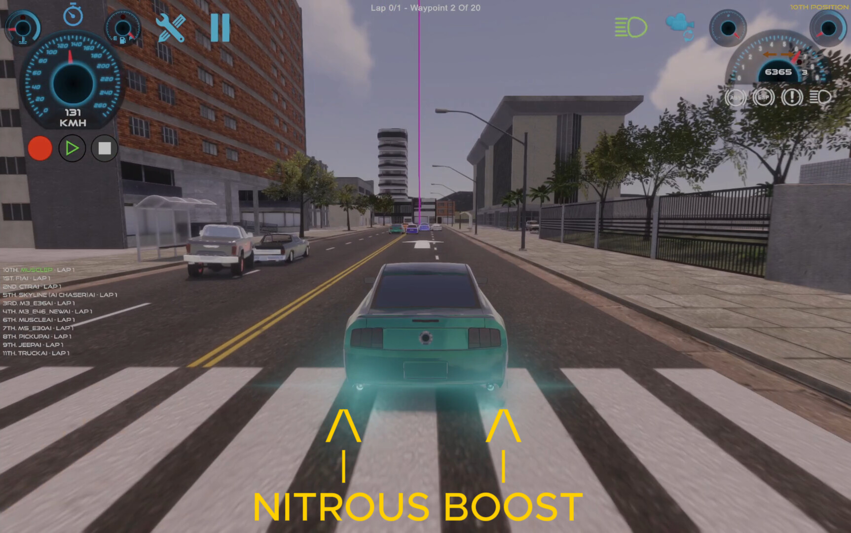 父子檔打造的獨立街頭賽車新作《City-Racing》登陸 Steam！HDRP 極致畫質融合警匪追逐戰鬥元素