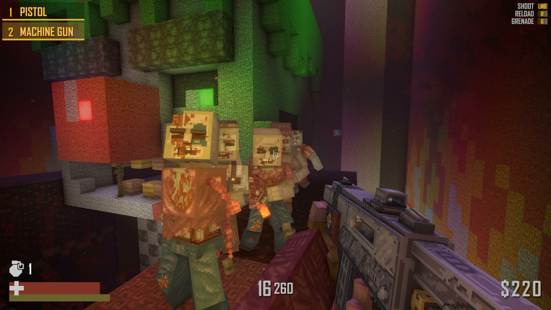 FPS沙盒新作《Blocks and Bones》上架Steam！體素末日殺喪屍、蓋迷宮任你玩