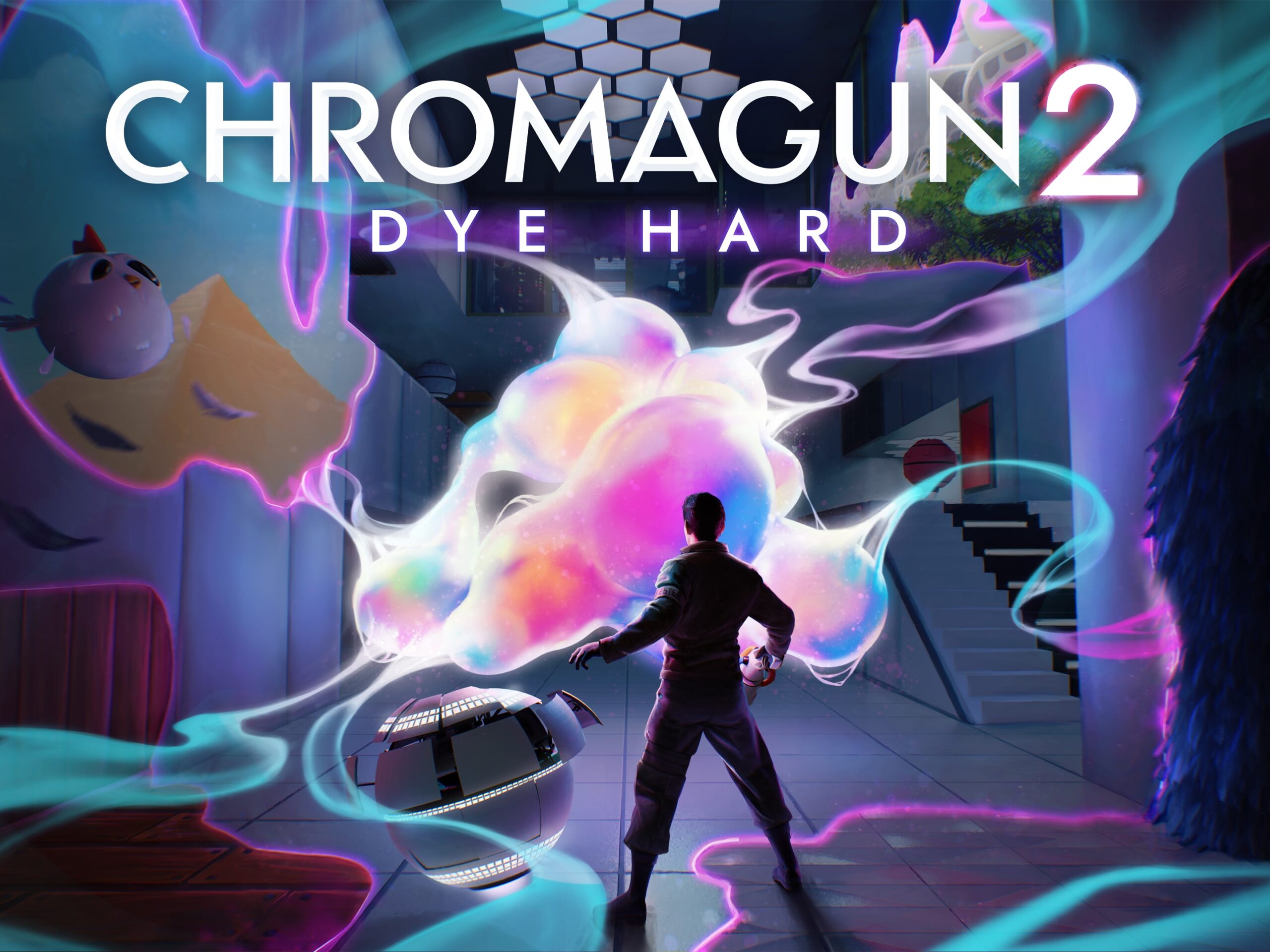 燒腦爽快!PS5解謎神作《ChromaGun 2: Dye Hard》物理中毒性玩法大升級