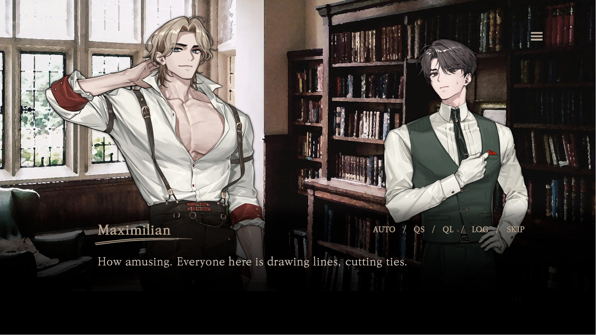 BL懸疑視覺小說《The Night at Barrington's》發售!揭開維多利亞時代莊園的繼承權謎團,自選攻受屬性!