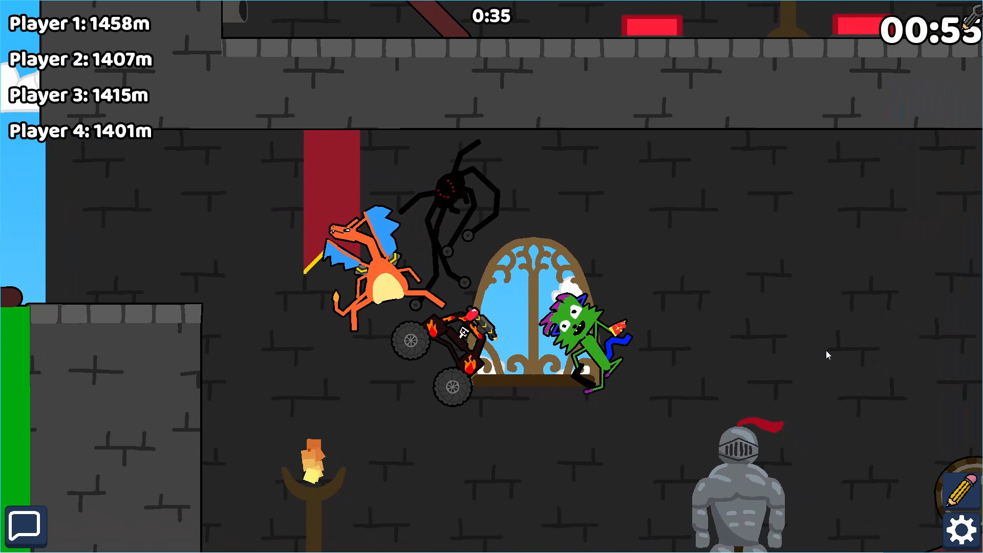 2D 物理沙盒派對遊戲《Scribble Bots》：隨手塗鴉變身超ㄎㄧㄤ機器人，用你的創意挑戰爆笑大亂鬥！