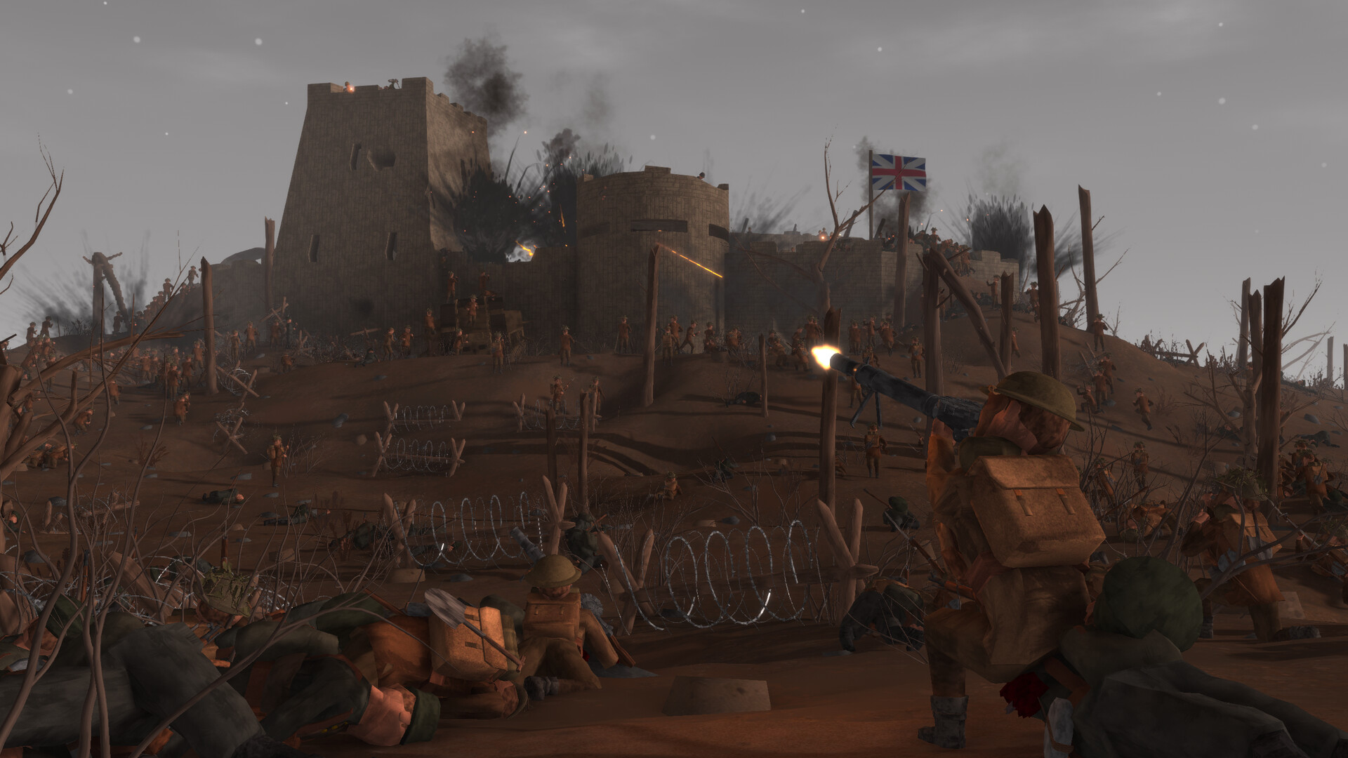 千人同屏史詩級一戰！FPS+RTS《Rising Front》大型更新：坦克、騎兵全面參戰，打造專屬你的戰爭模擬器！