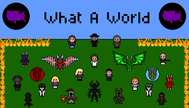 像素風格x高難度Boss戰！獨立動作冒險新作《What A World》將帶你挑戰荒誕諷刺世界