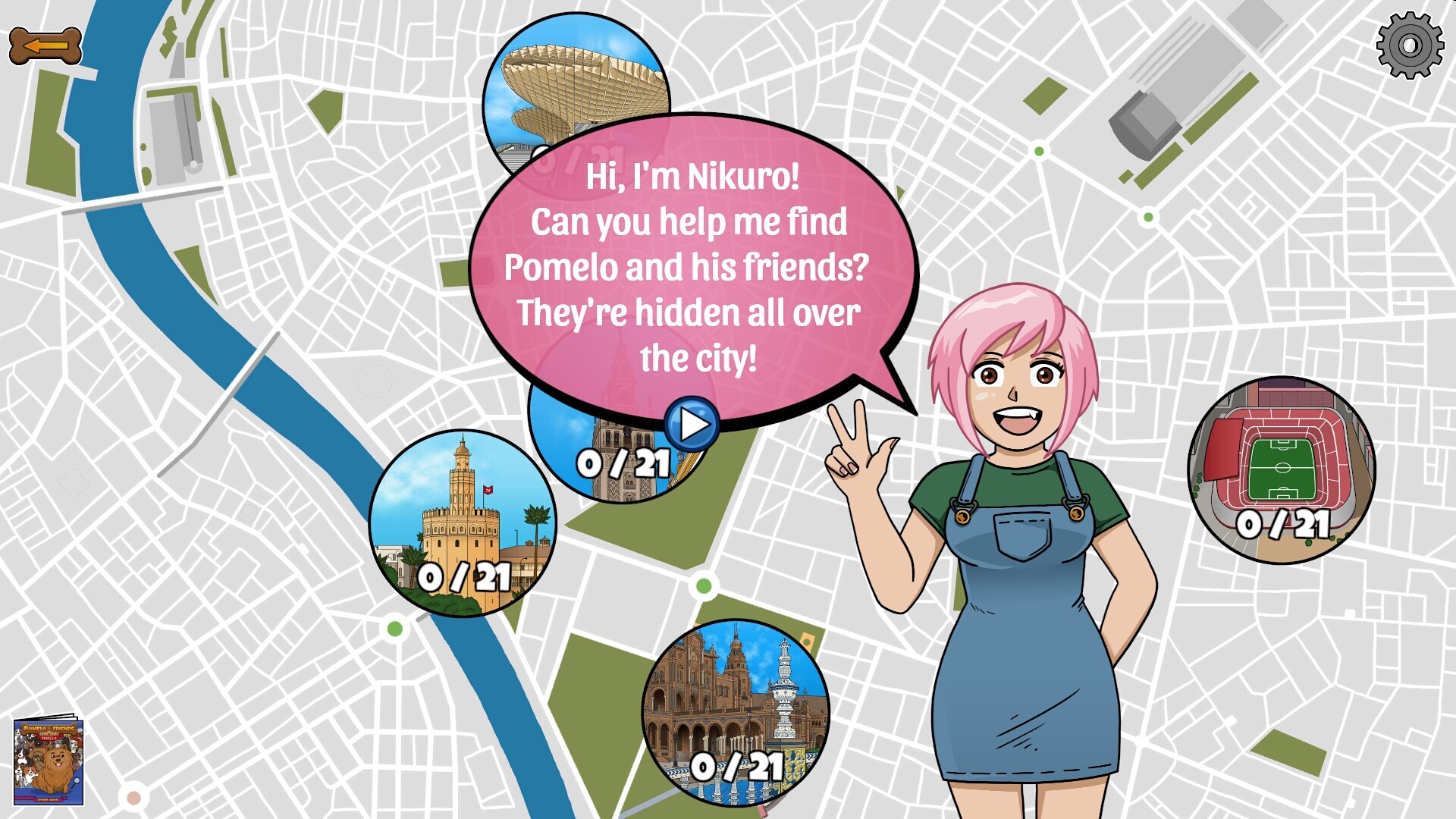 【必玩尋物遊戲】《柚子與朋友們:塞維亞》:純手繪百隻狗狗療癒登場!2026年暢遊西班牙塞維亞!