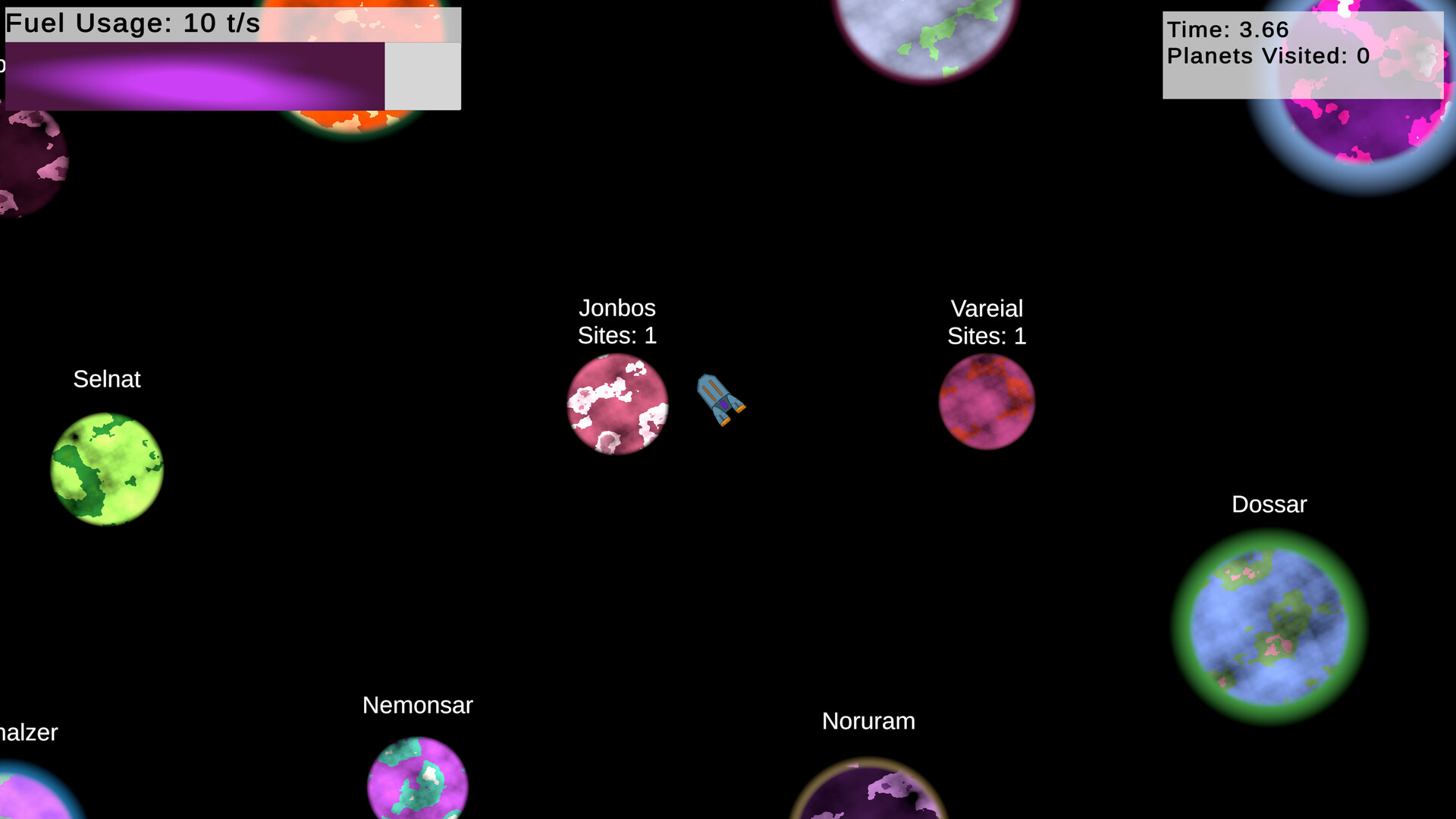 極簡太空 Roguelite 新作推薦!《Flowrate》挑戰精準資源管理,燃料耗盡即是末日