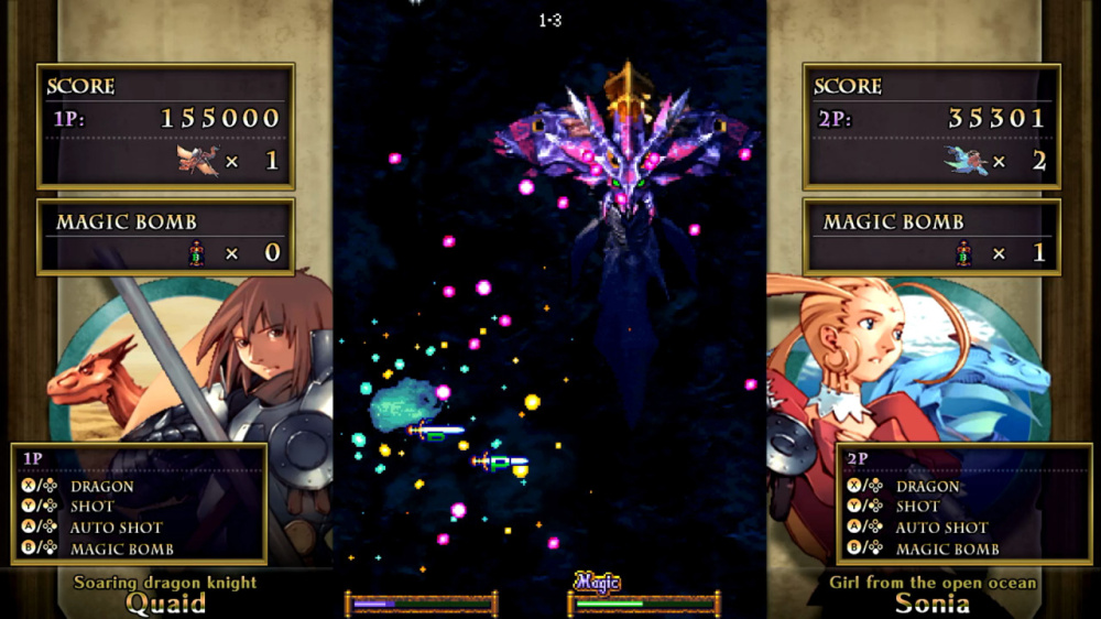 彩京彈幕巔峰！Switch縱向射擊《龍之火焰》重磅回歸，支援直立螢幕爽翻