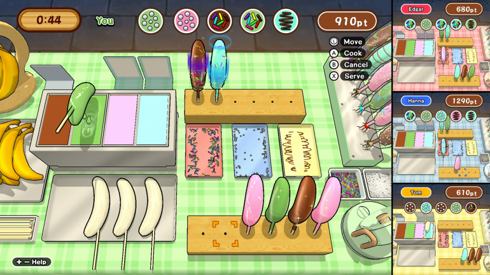 銅板價必玩！Switch 派對模擬《製作巧克力香蕉吧！》4人對戰嗨翻祭典