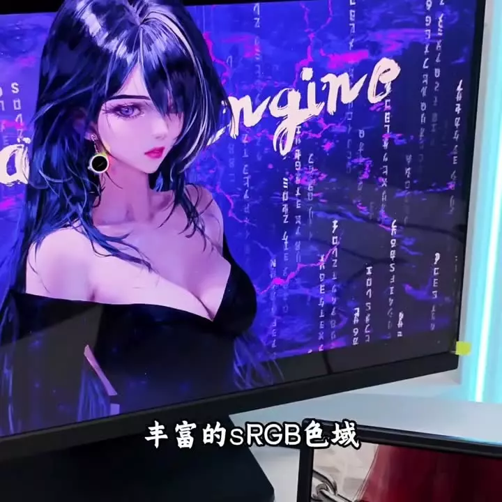 億嘉17.3寸便攜顯示器外觀展示