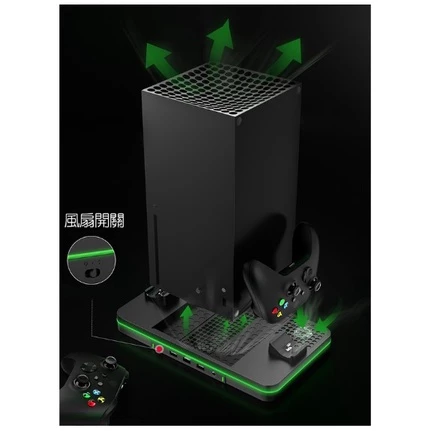 Xbox 手把充電示意圖