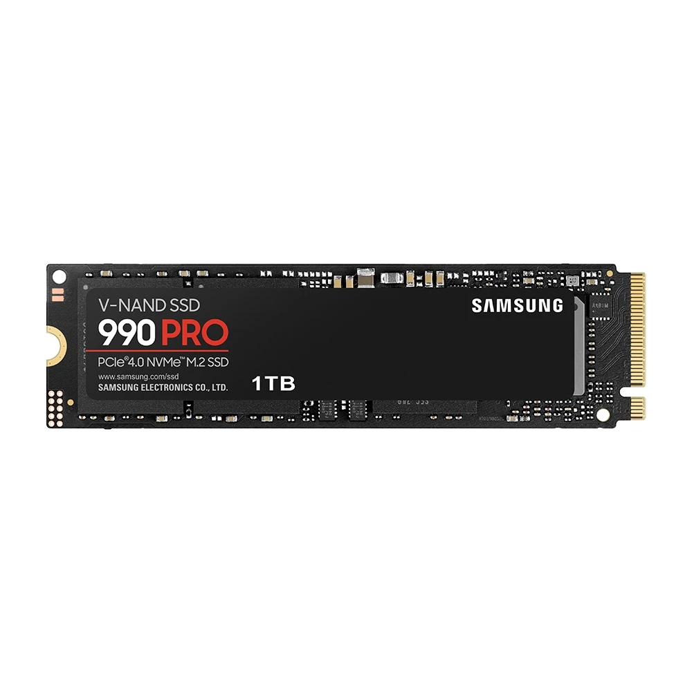 SAMSUNG 990 PRO 側面與散熱片細節