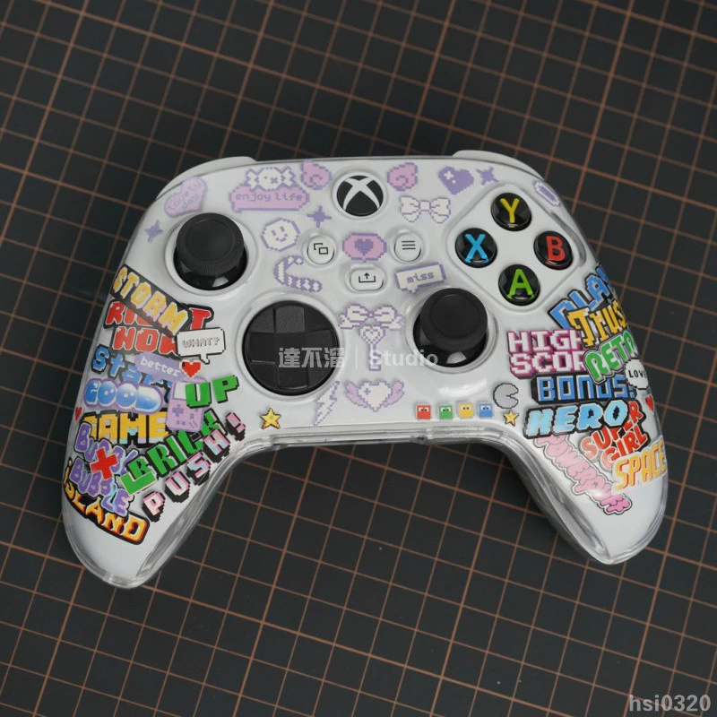 Xbox手柄水晶殼安裝效果