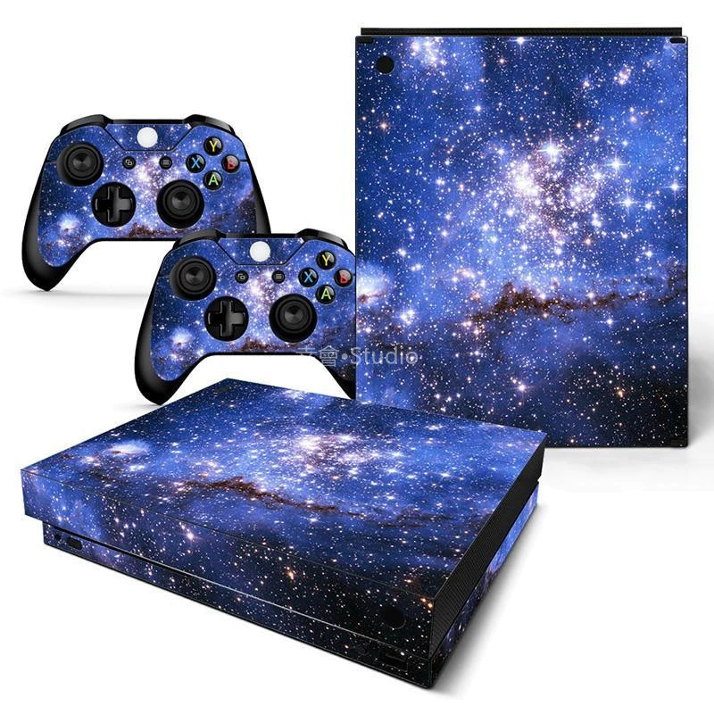 XBOX ONE X 迷彩貼紙細節