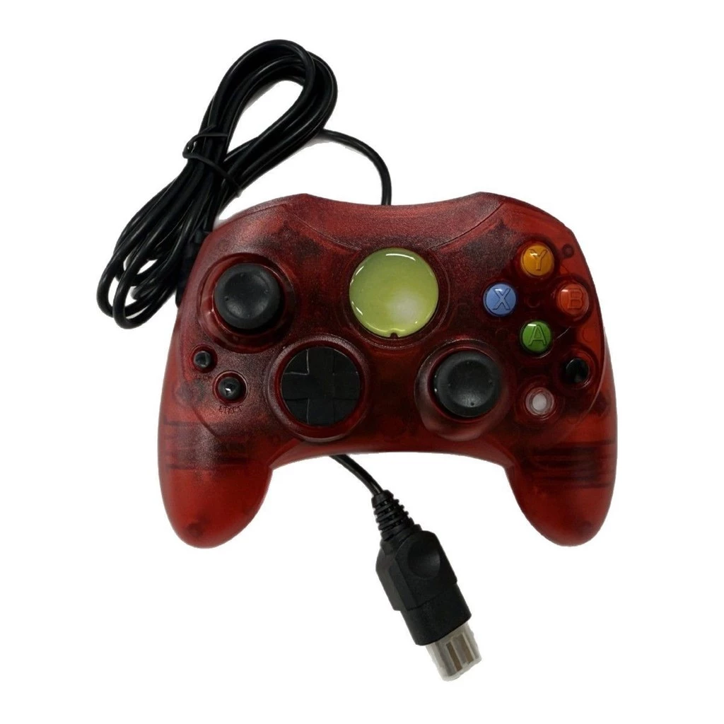 透明紅 Xbox 手把細節