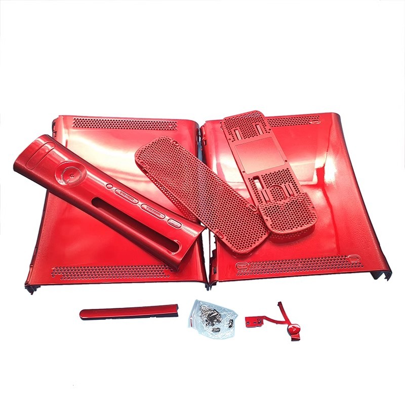 Xbox 360 主機殼替換外殼與維修工具展示