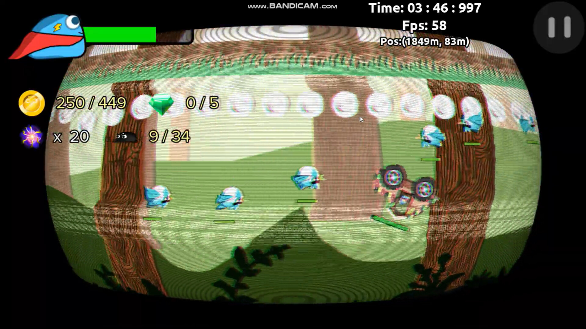 激烈的 BOSS 戰鬥畫面