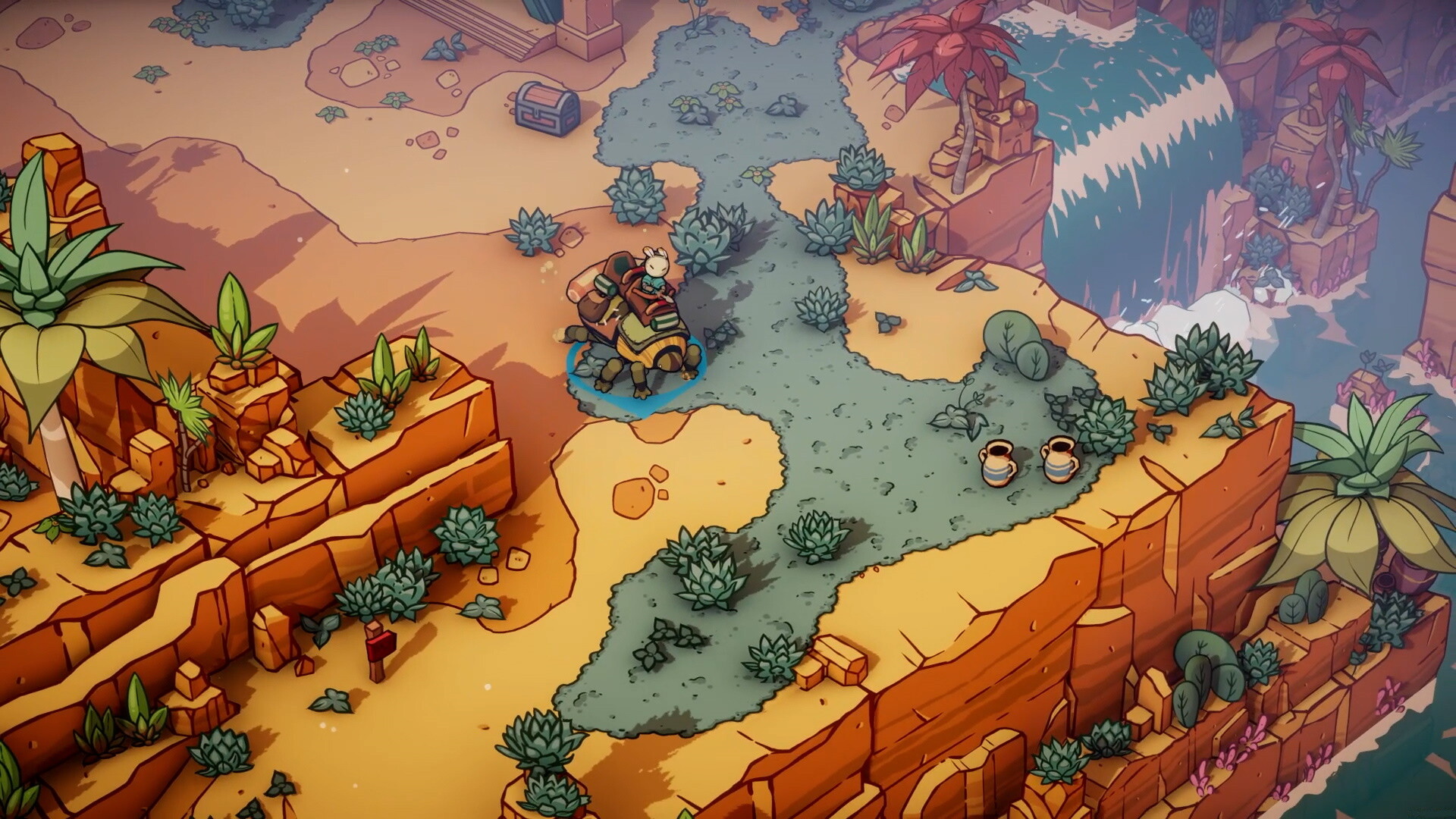 DuneCrawl 獨特的美術風格展現