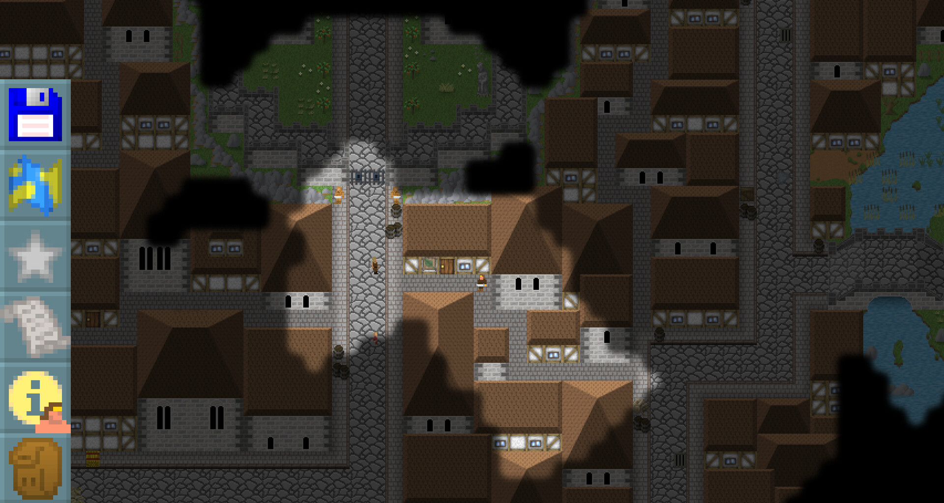 經典像素風格的戰鬥場景