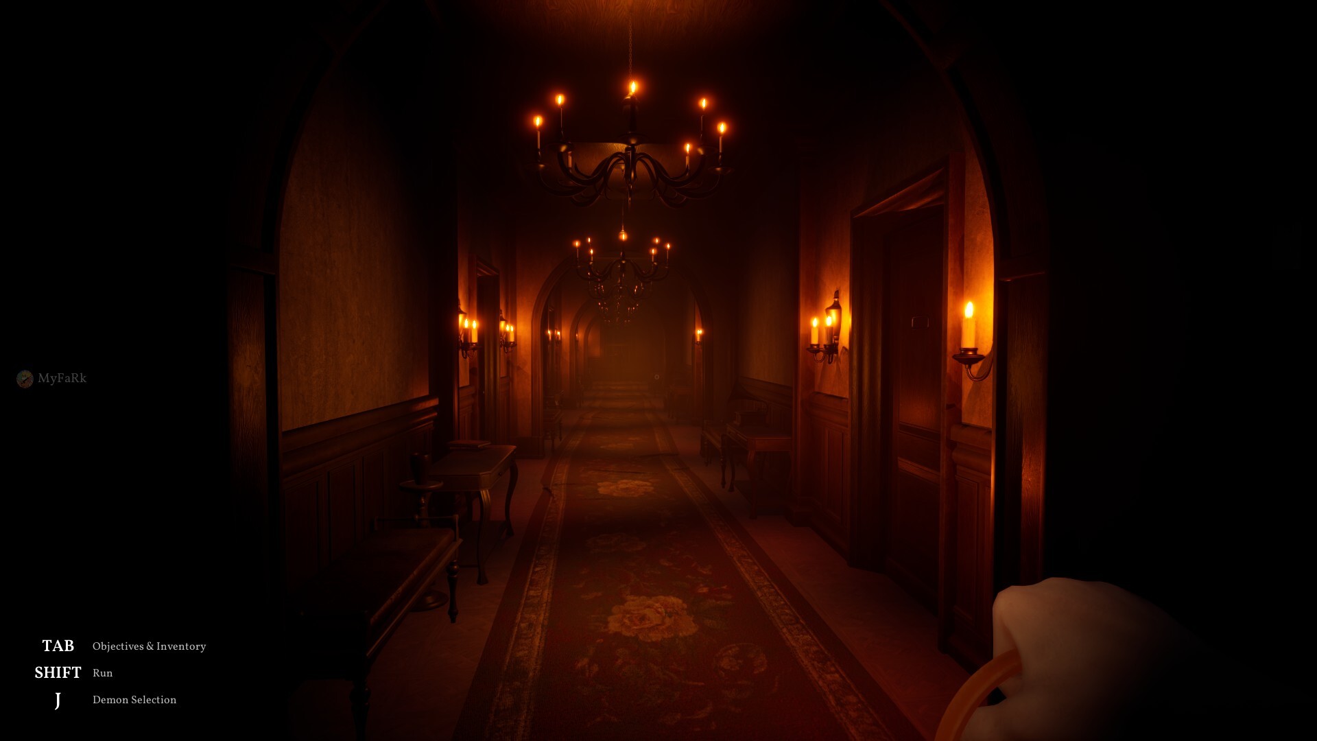 遊戲實機截圖：室內光影表現