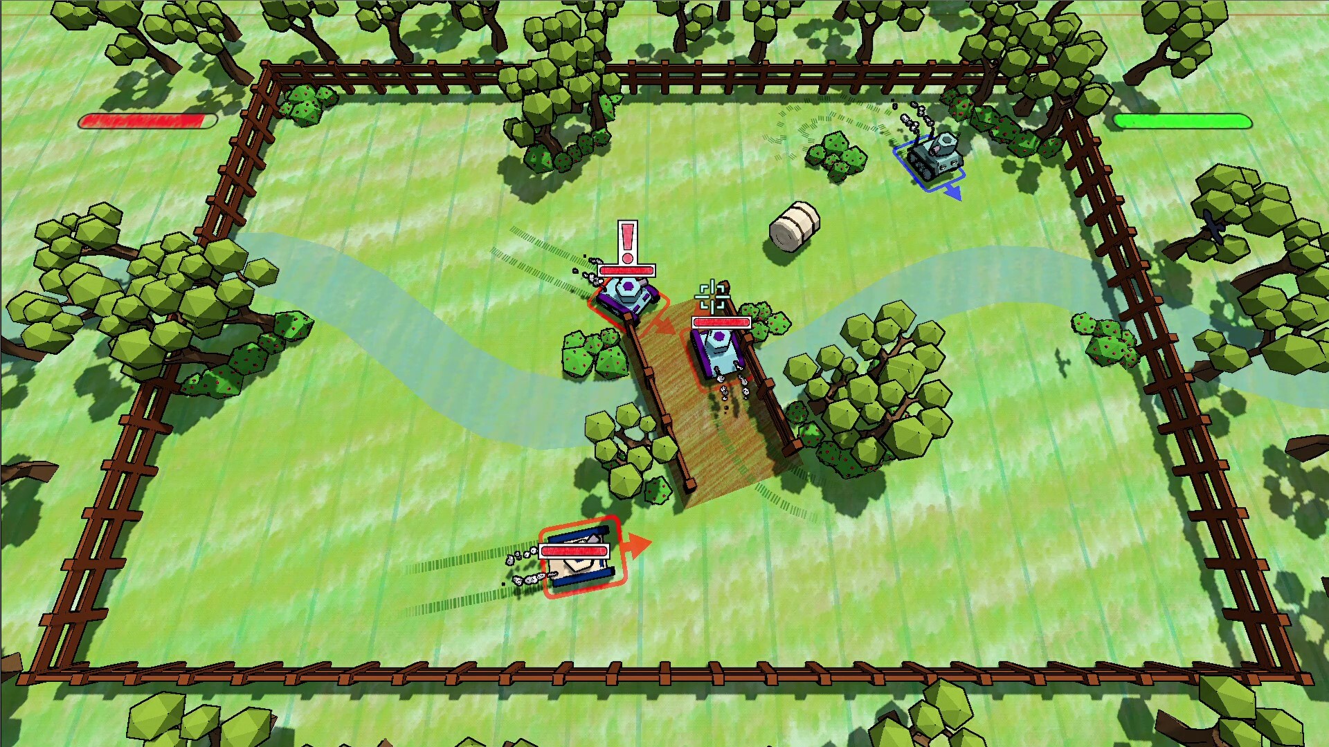 TANKEGEDDON! 戰術模式演示,展現需要策略佈局的關卡設計