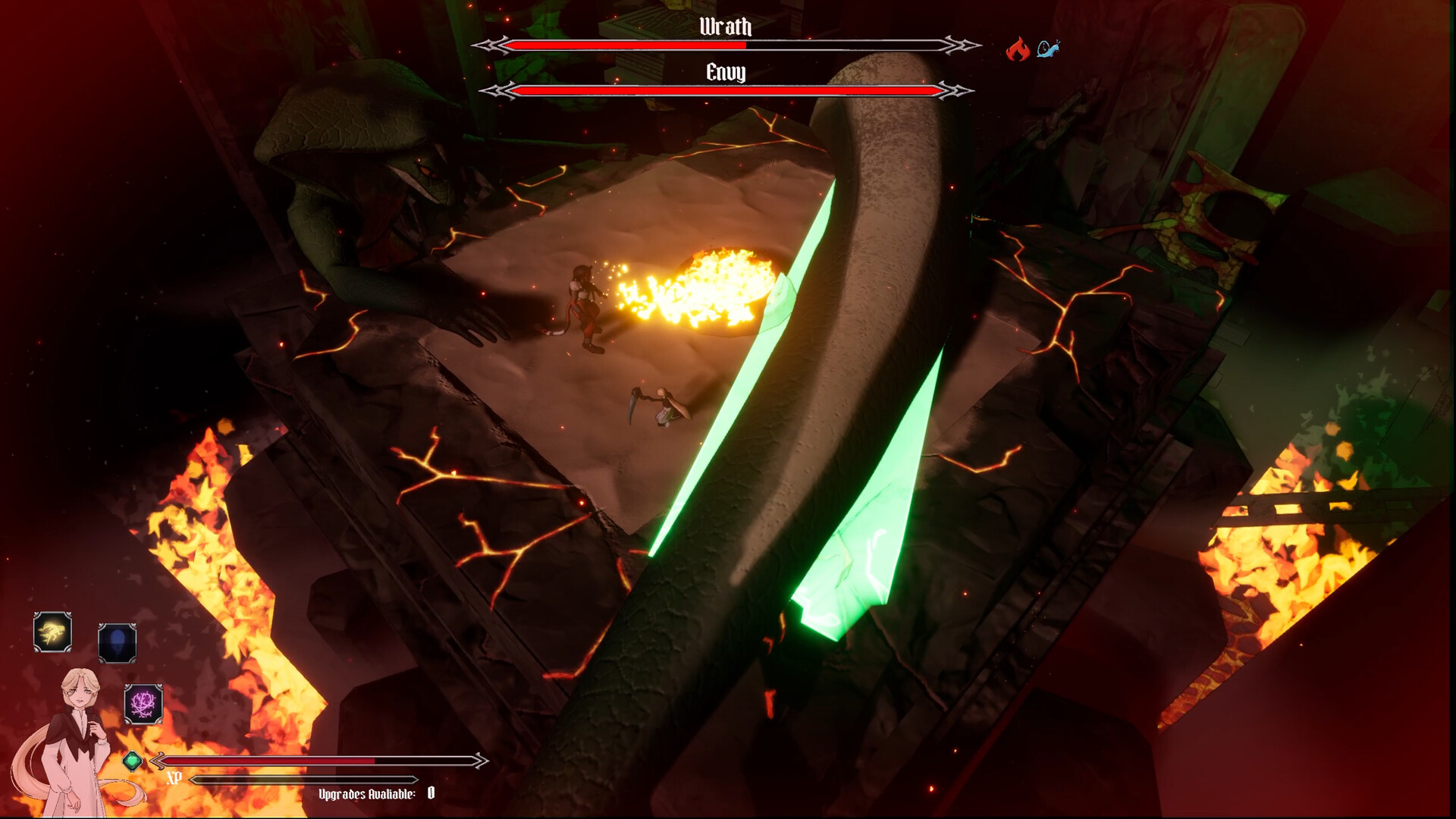 Pneuma Boss 戰鬥畫面