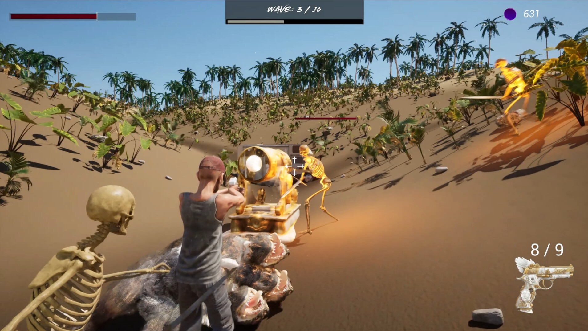 HillbillyHellfire 防禦塔建設畫面