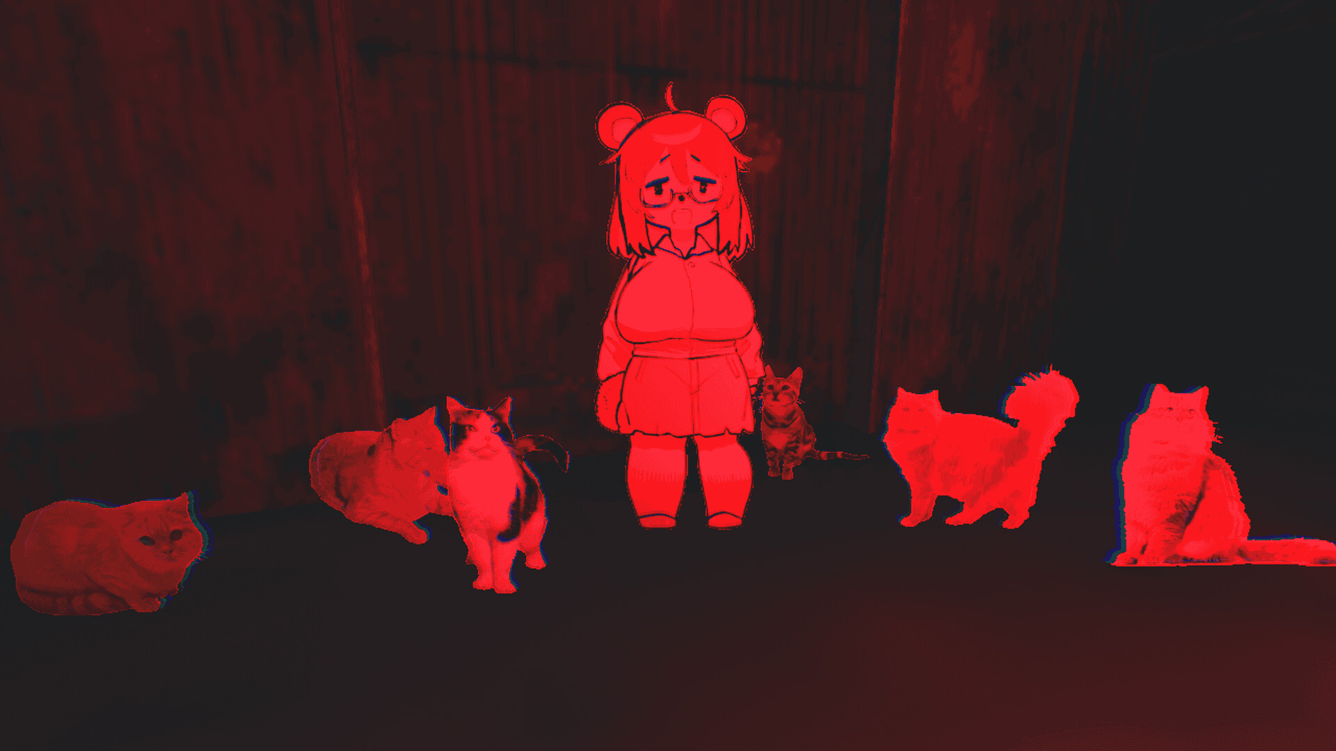 遊戲截圖：室內場景