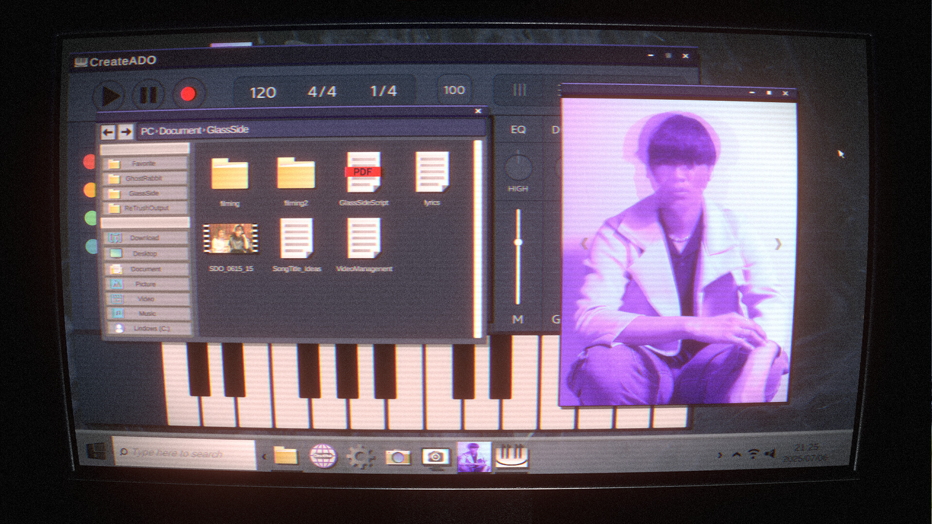 遊戲中充滿懸疑的影片檔案播放