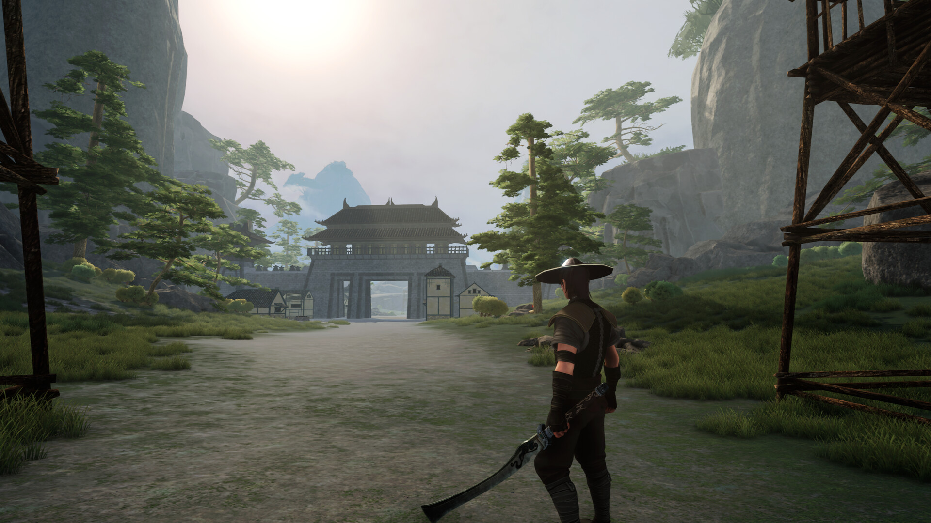 角色施展強大技能效果